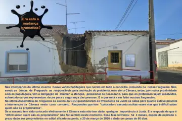 “Era esta a mudança que prometiam?”