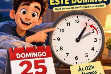 Às duas voltamos para a uma