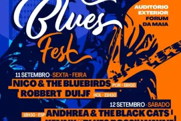 MAIA BLUES FEST TRANSFORMA MÚSICOS DA COMUNIDADE NUMA BANDA DE FESTIVAL
