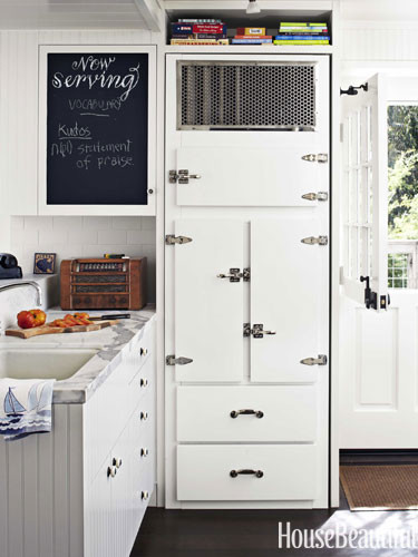 vintage-white-icebox-refrigerator-marble-counters-