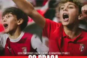 LIGA CONFERÊNCIA: Sporting Braga x Dínamo Minsk (Sport TV5 - 19h30)
