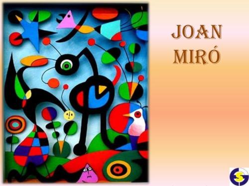 Resultado de imagem para pinturas de miro jardim
