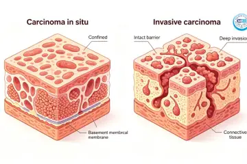Câncer de colo do útero: qual a diferença entre carcinoma in situ e carcinoma invasivo? Entenda as diferenças, diagnóstico e importância terapêutica