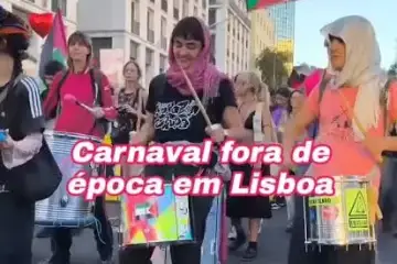 A manifestação pela habitação virou teatro de rua burlesco